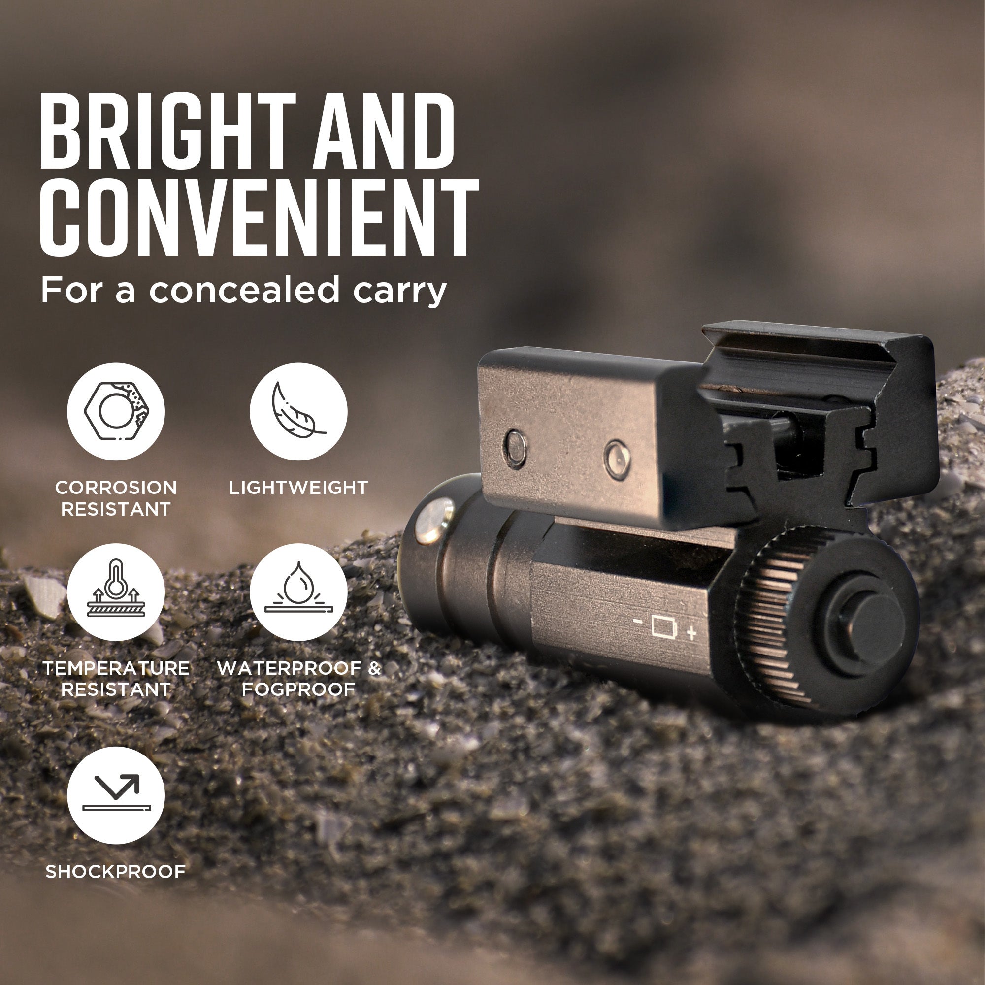 Tactical Red Dot Laser Sight, Picatinny and Dovetail Rail Compatible – Up to 320 feet