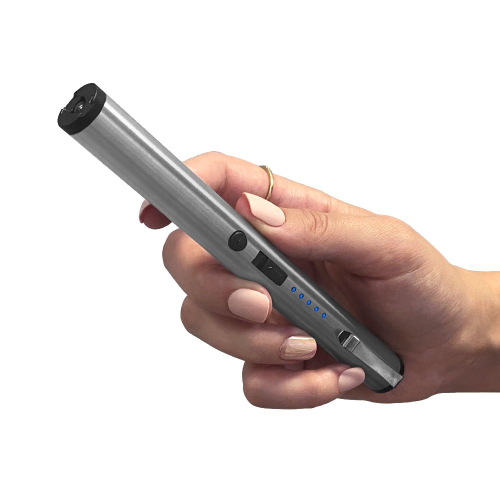 Stun Gun Pen Enlight with Flashlight | 110 Lumen w/ Charging Indicator