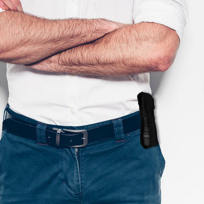 Stealth - Stun Gun Flashlight Rubberized Body with Holster Included - Stun Gun