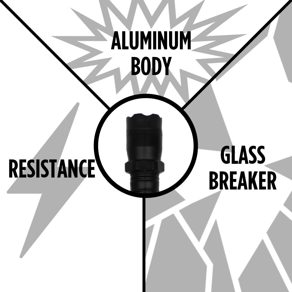 Diablo - Stun Gun Flashlight Concealed Stun 3 Functions - Stun Gun