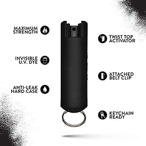 
                  
                    Quick Action - Keychain Pepper Spray with Belt Clip (4 Pack) - Pepper Spray
                  
                