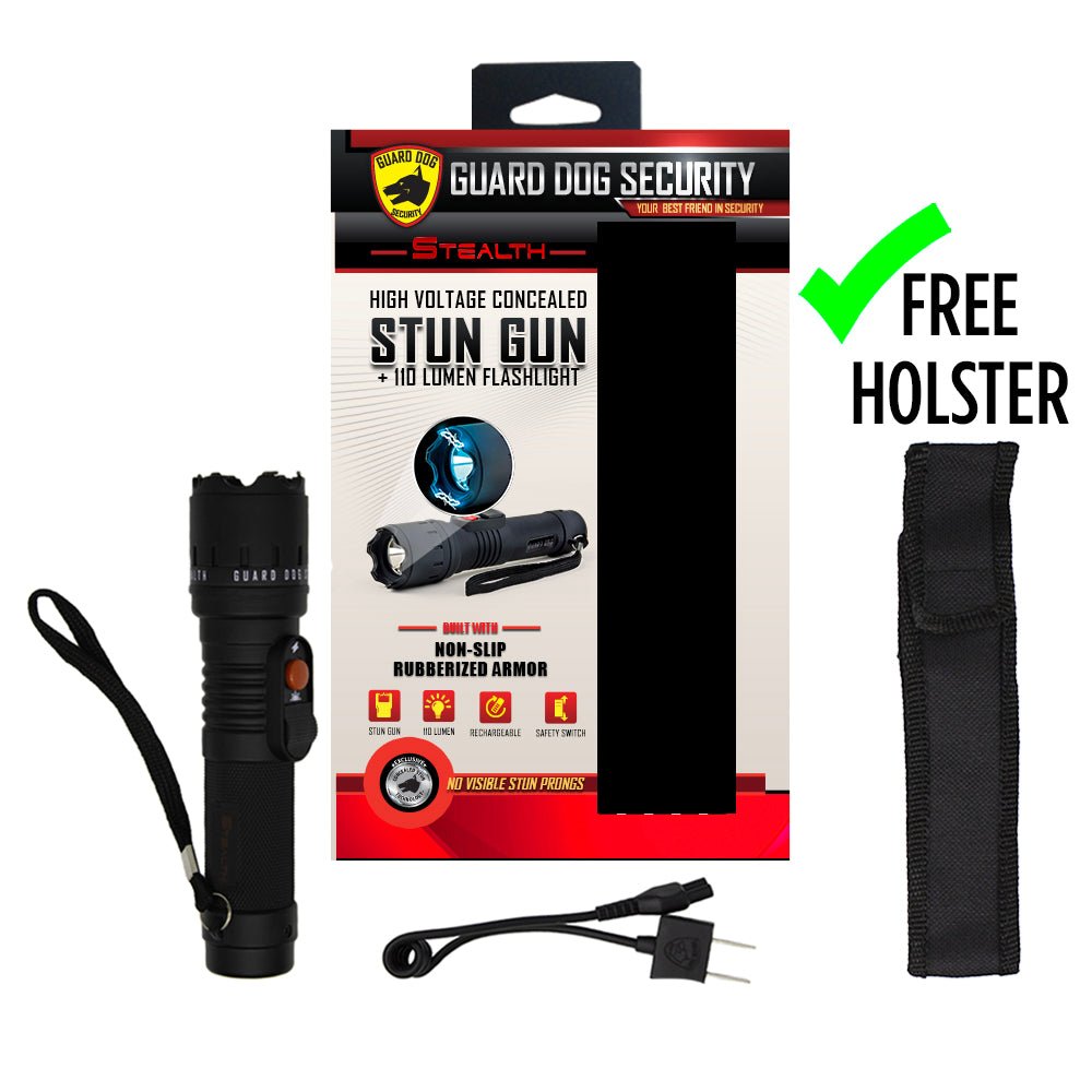 
                  
                    Stealth - Stun Gun Flashlight Rubberized Body with Holster Included - Stun Gun
                  
                