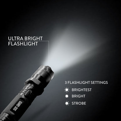 Diablo - Stun Gun Flashlight Concealed Stun 3 Functions - Stun Gun