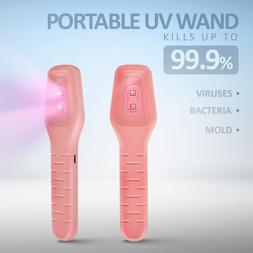 UV Light Sanitizer Wand - Portable for Daily Use Kills up to 99.9% Bacteria Mold and Viruses - Sterilizer