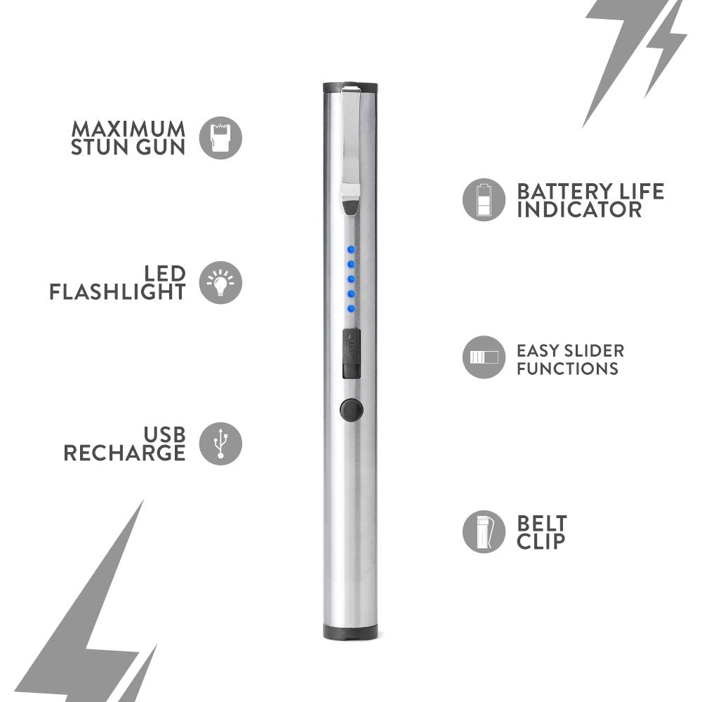 Enlight - Pen Stun Gun with LED Light and Charging Indicator - Stun Gun