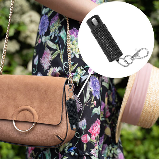Bling It On - Keychain Pepper Spray with Rhinestones (2 Pack) - Pepper Spray