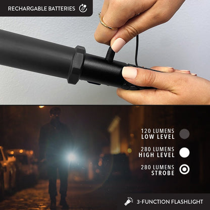 Sidekick - Stun Gun Flashlight with Anti Grab Prongs - Stun Gun