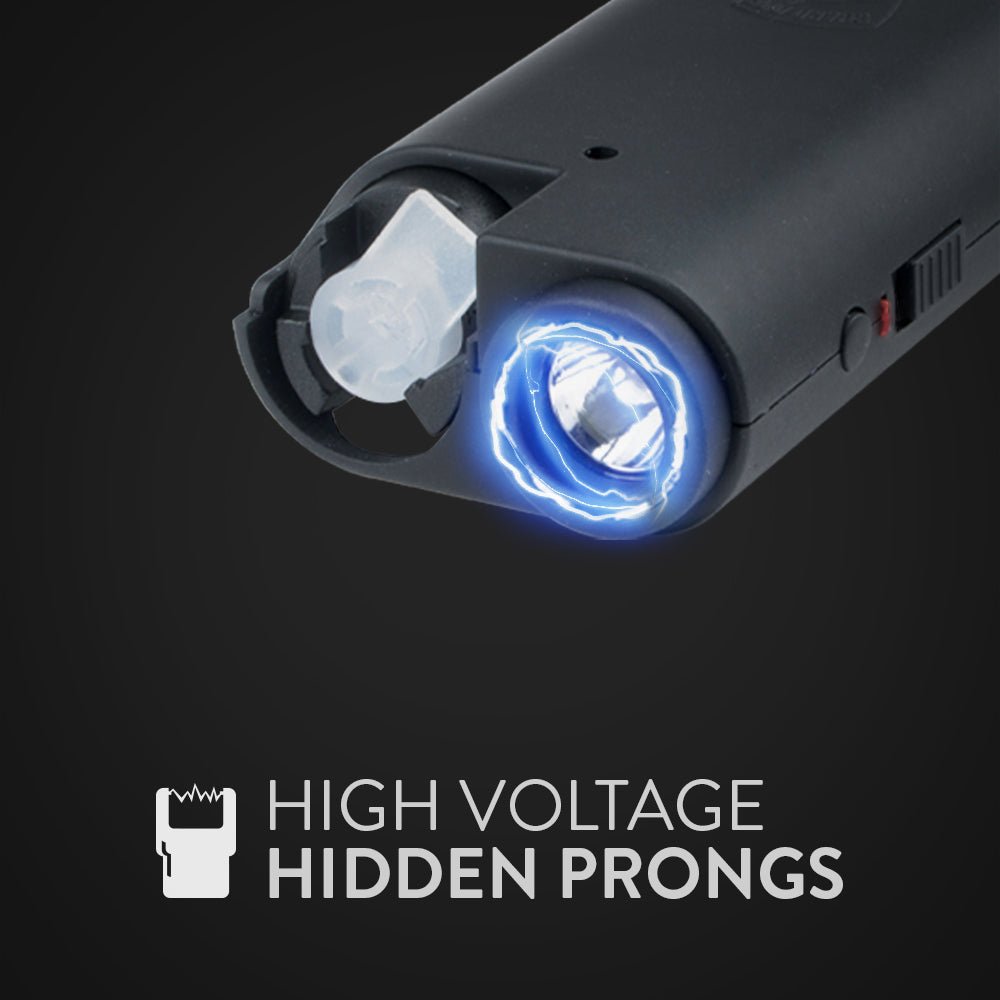 Olympian - 3-in-1 Glow in the Dark Pepper Spray, Stun Gun and LED Flashlight - Stun Gun
