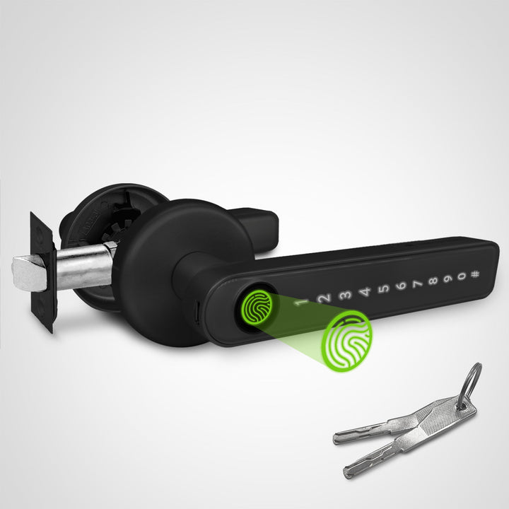 Biometric Smart Lock Ziplock | Handle Lock w/ 4-Ways to Unlock