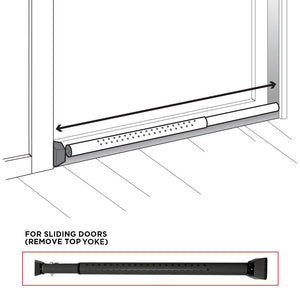 
                  
                    Door Keeper with Alarm - Heavy Duty Dual Function Security Bar - Easy to Install - Home Security
                  
                