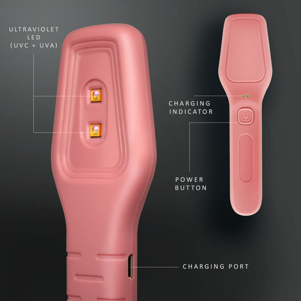 UV Light Sanitizer Wand - Portable for Daily Use Kills up to 99.9% Bacteria Mold and Viruses - Sterilizer