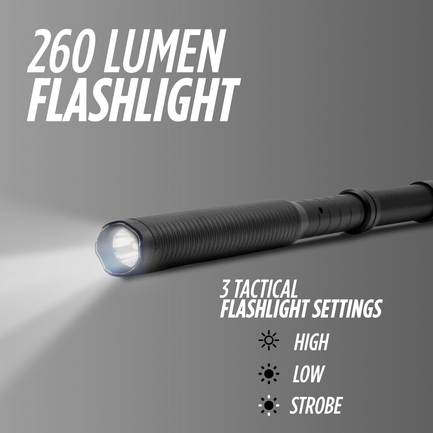 Titan - Stun Gun Baton & Flashlight - Ideal When Walking Your Dog - Stun Gun