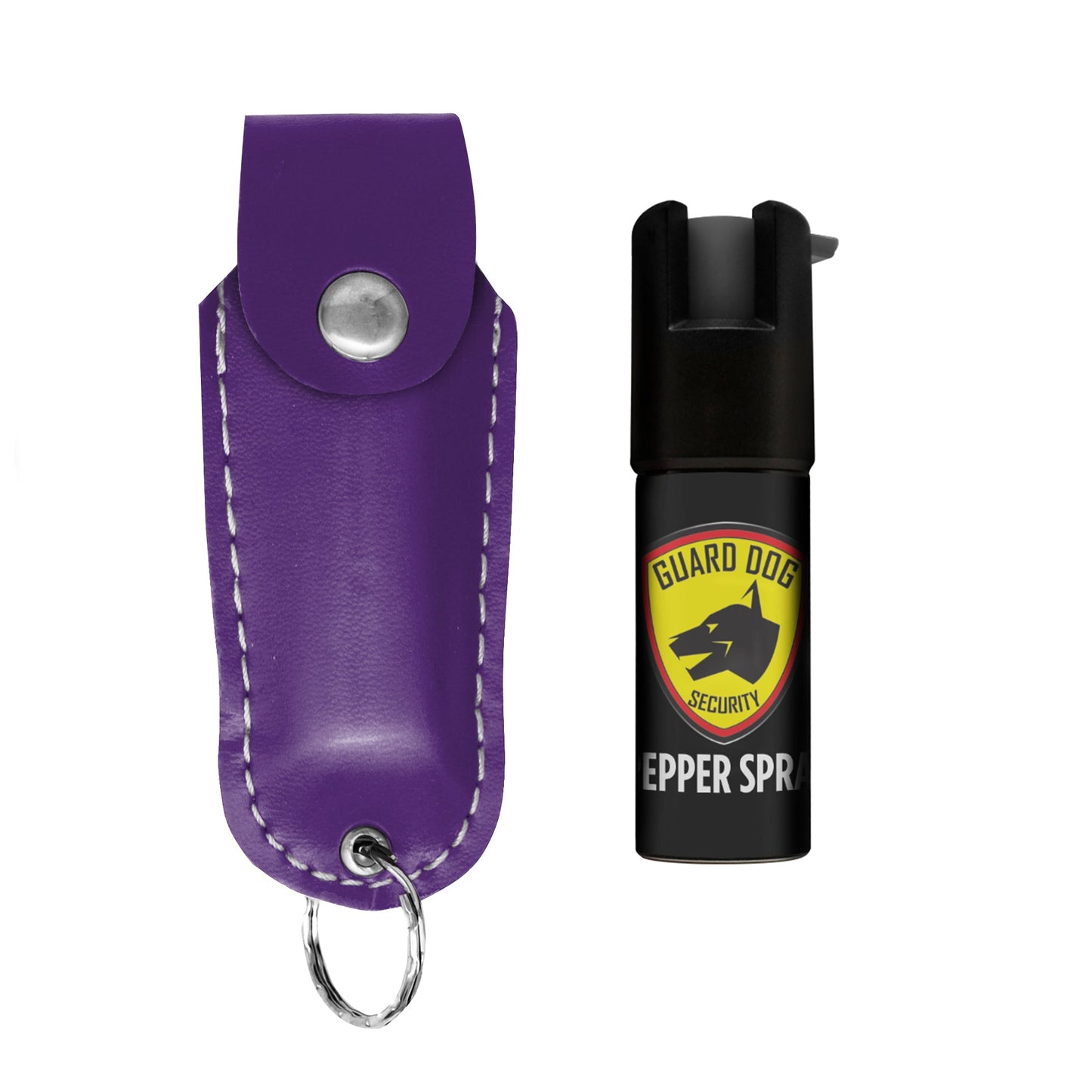 Pepper Spray Soft Leather Case | 0.5 oz w/ Keychain
