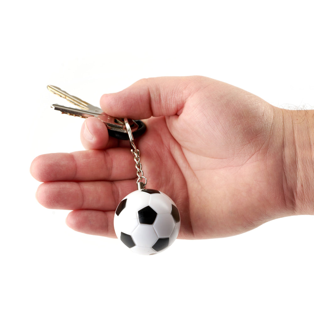 
                  
                    Soccer Ball Shape Alarm - Personal Keychain Alarm 120 dB -
                  
                