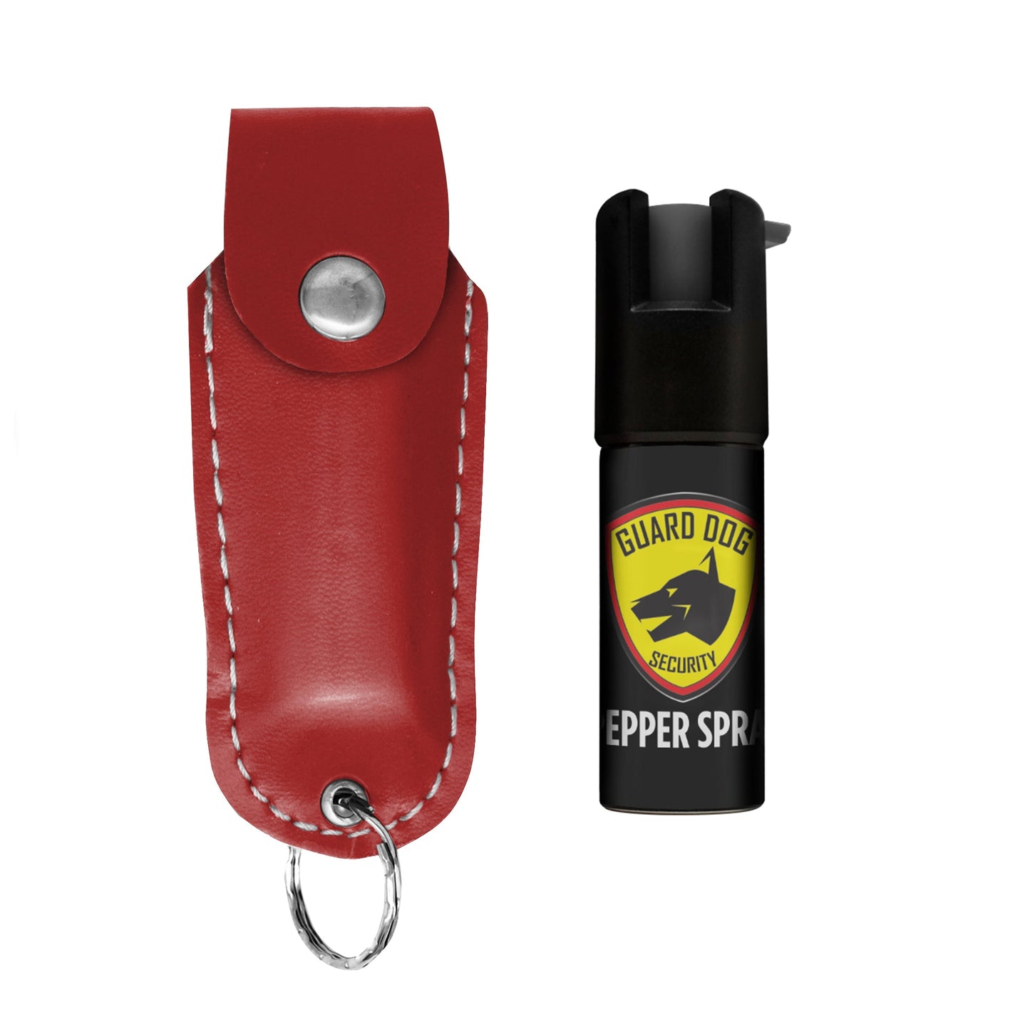 Pepper Spray Soft Leather Case | 0.5 oz w/ Keychain