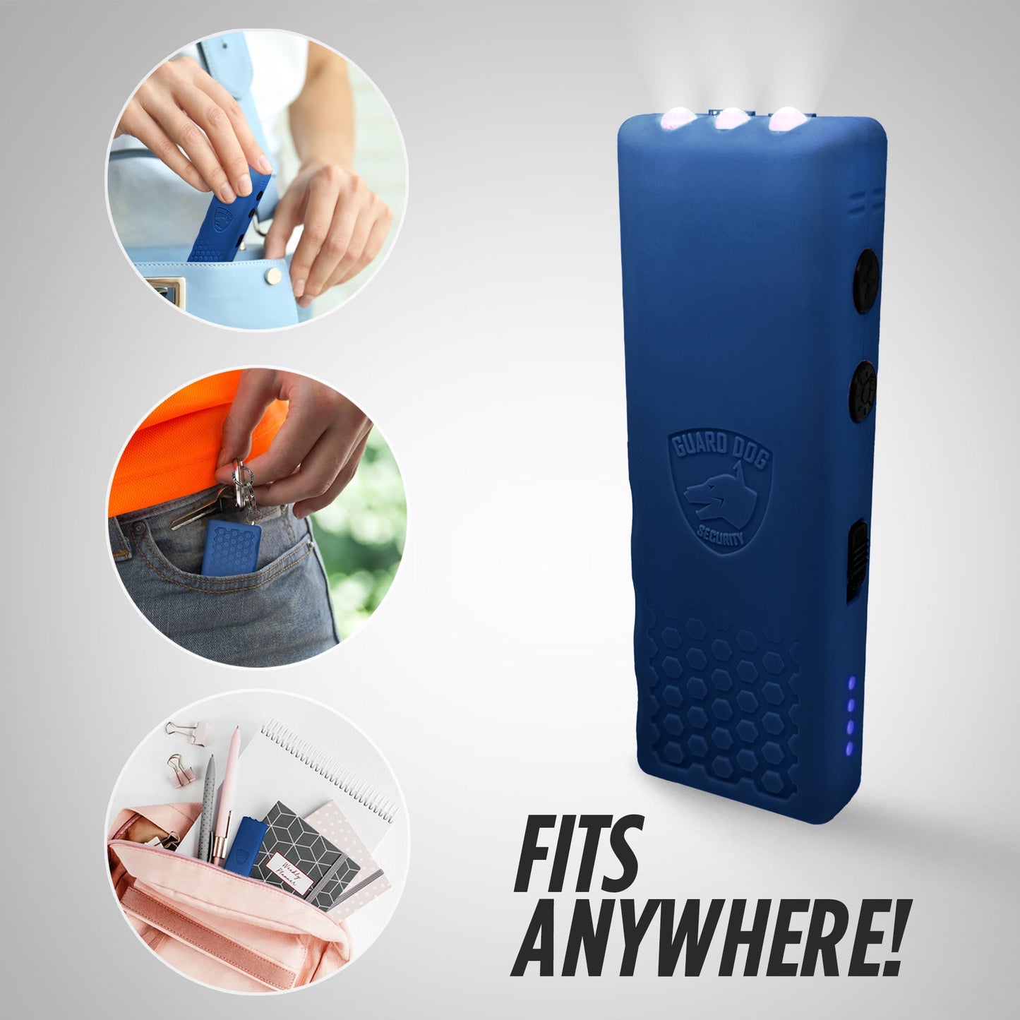 Hornet + Mini Stun Gun with LED Keychain and Charging Indicator - Stun Gun