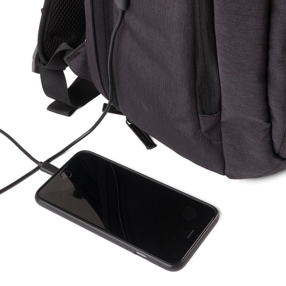 Proshield Smart - Bulletproof Backpack, IIIA w/ Charging Bank (Black) - Backpack