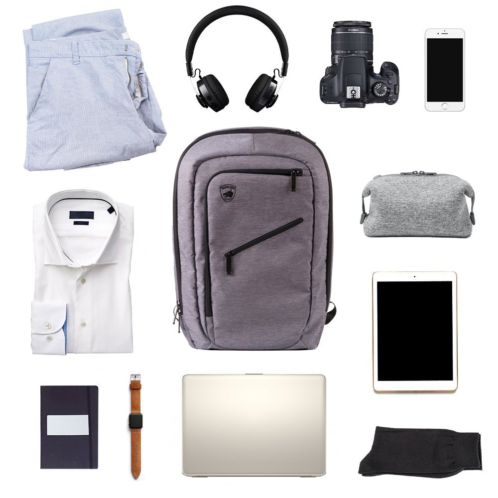 Proshield Smart - Bulletproof Backpack, IIIA w/ Charging Bank (Gray) - Backpack