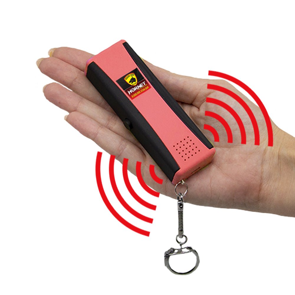 Stun Gun Hornet 2 with Flashlight | 110 Lumen w/ Siren Alarm