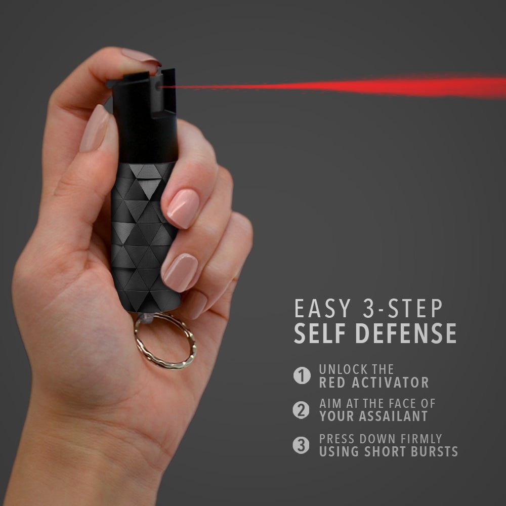 Keychain Pepper Spray with Unique Pattern Designs - Pepper Spray