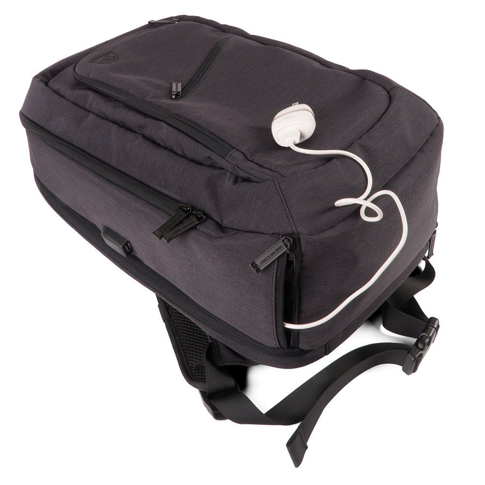 Proshield Smart - Bulletproof Backpack, IIIA w/ Charging Bank (Black) - Backpack