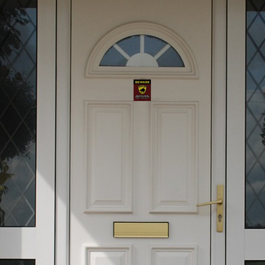 Buy Window Sticker online | Preventive Window/Door Sticker | Guard Dog ...