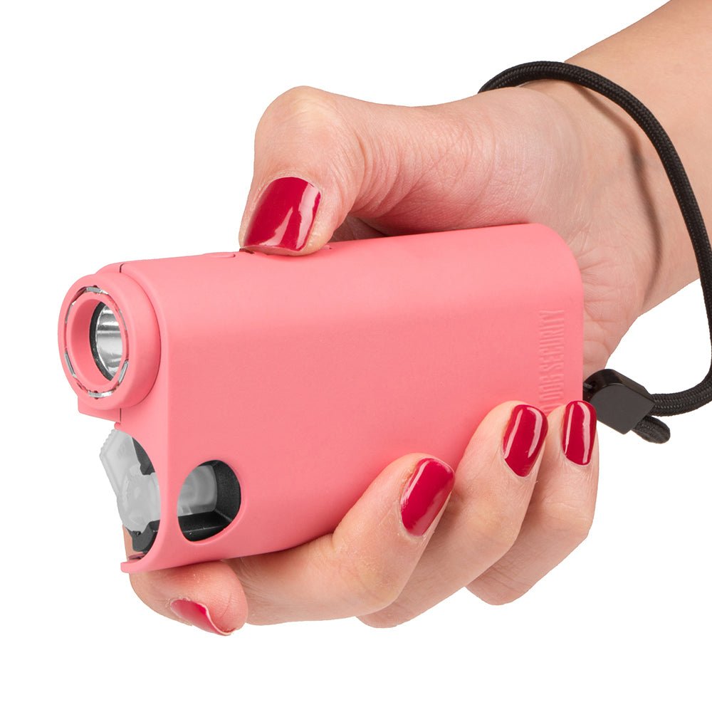 Pepper Spray with Stun Gun and Flashlight | Glow in the dark can