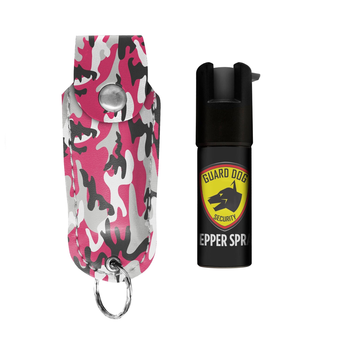 Pepper Spray Soft Leather Case | 0.5 oz w/ Keychain