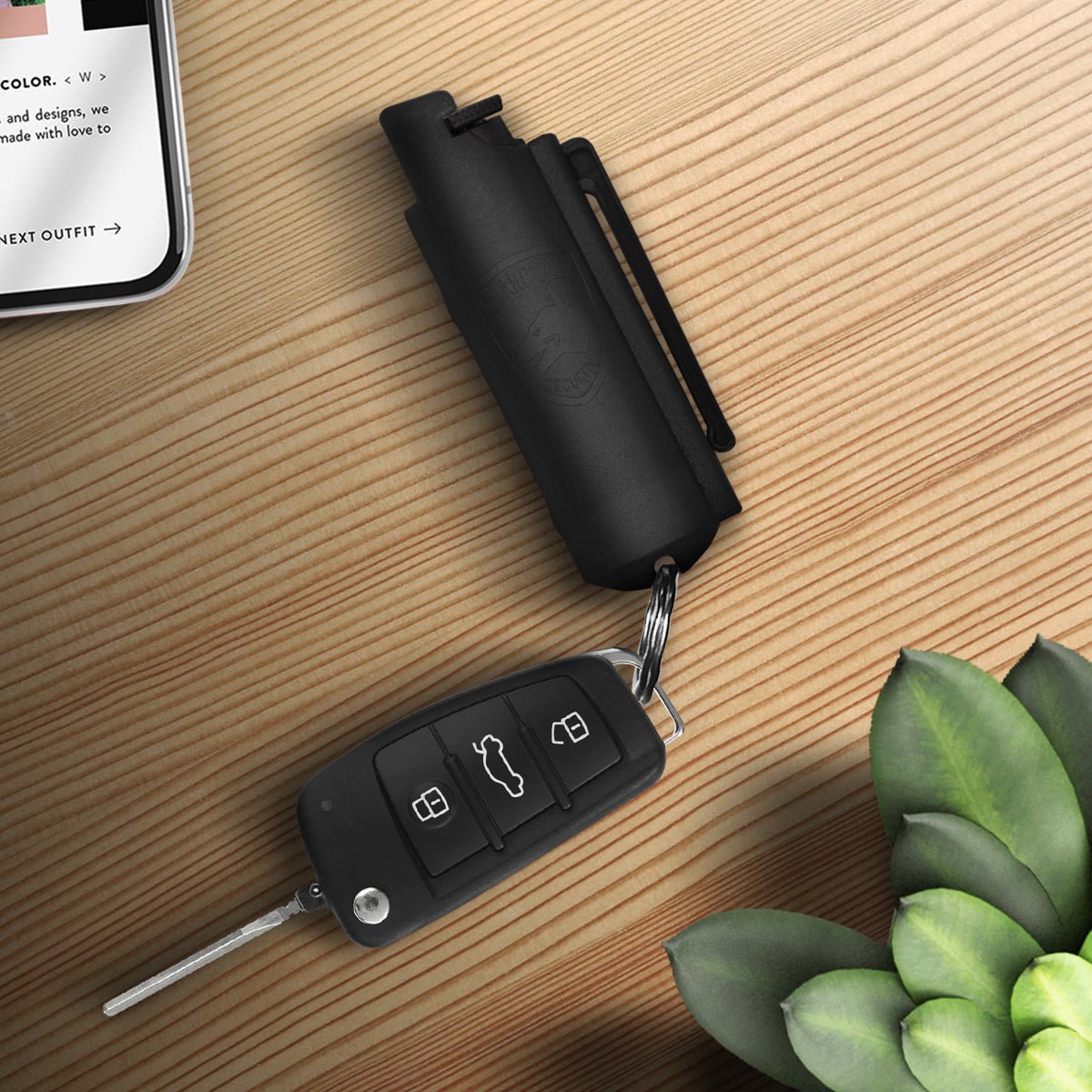 Quick Action - Keychain Pepper Spray with Belt Clip (2 Pack) - Pepper Spray