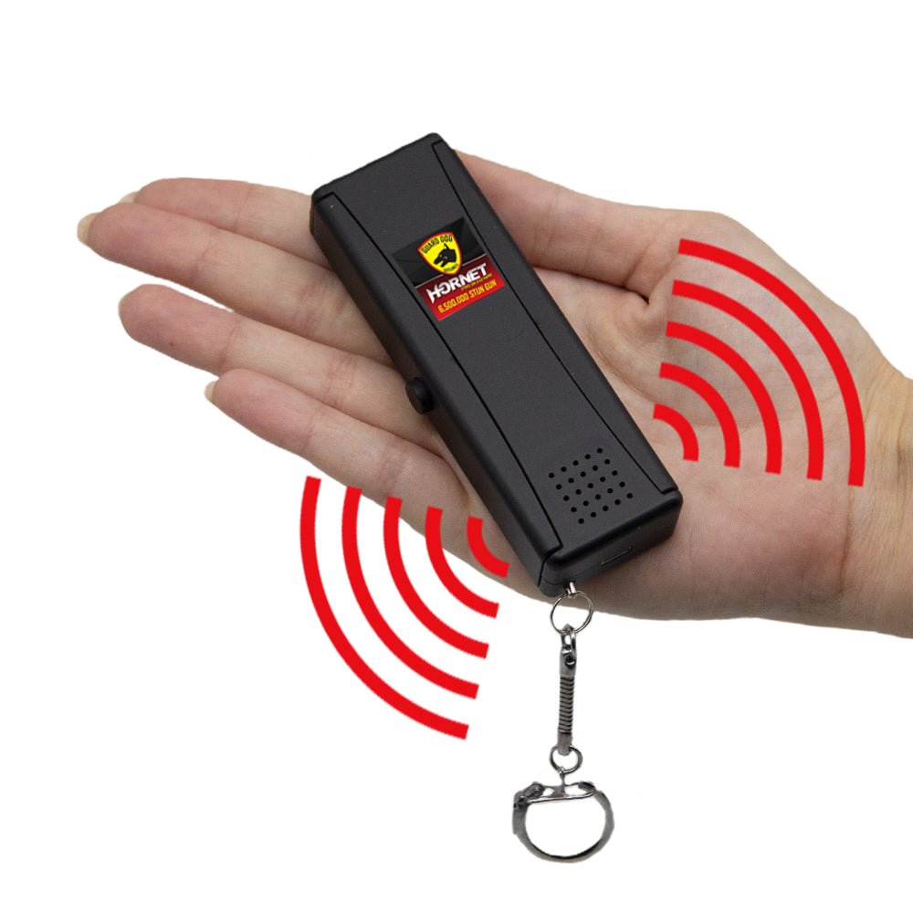 Stun Gun Hornet 2 with Flashlight | 110 Lumen w/ Siren Alarm