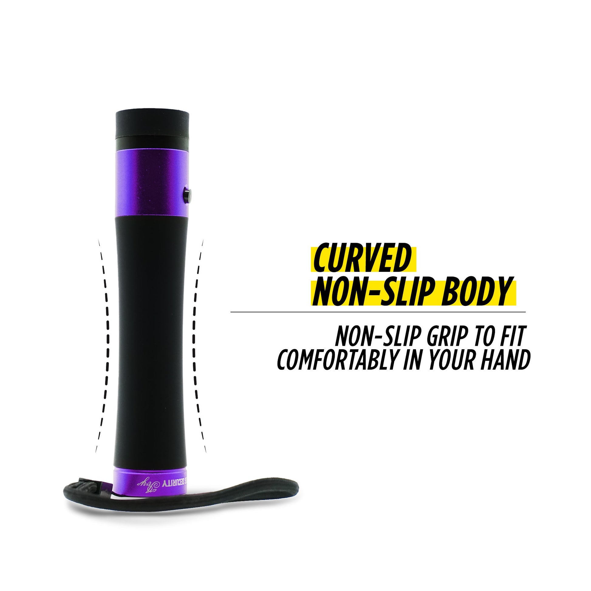 Ivy - Stun Gun Flashlight Sleek Design and Rubberized Grip - Stun Gun