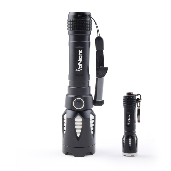 Tactical Flashlight Combo | 820 Lumen w/ FREE Pocket Flashlight