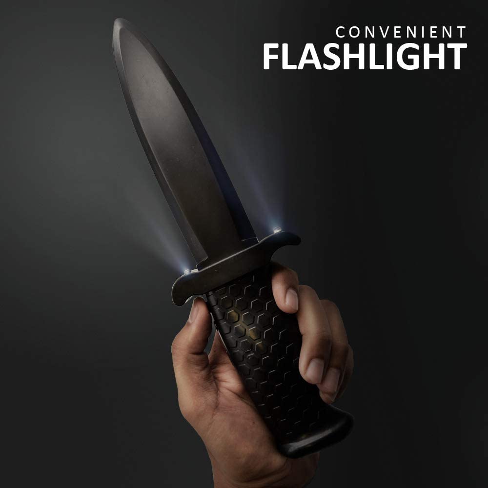 Onguard - Stun Gun Knife with LED Flashlight USB Charging - Stun Gun