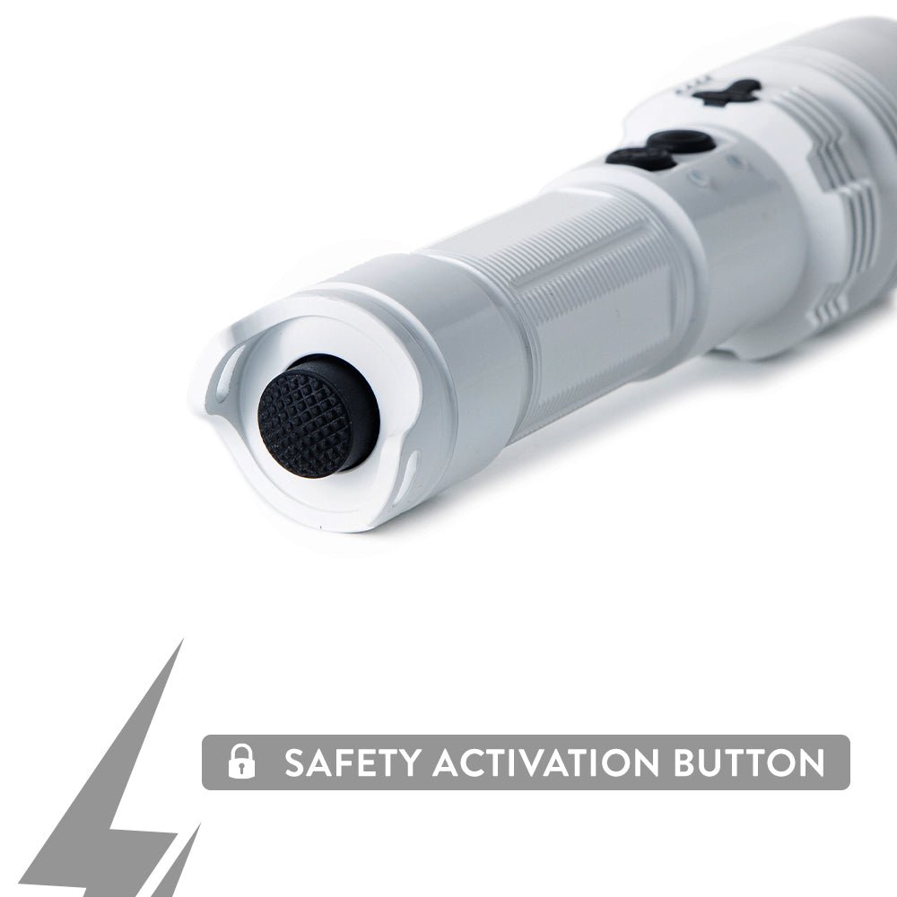 LightSafer - Stun Gun Flashlight 400 Lumens with Charging Indicator - Stun Gun
