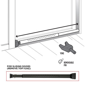 
                  
                    Door Keeper - Heavy Duty Dual Function Security Bar - Easy to Install - Home Security
                  
                