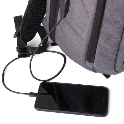 Proshield Smart - Bulletproof Backpack, IIIA w/ Charging Bank (Gray) - Backpack