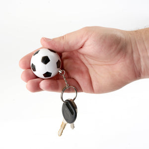 
                  
                    Soccer Ball Shape Alarm - Personal Keychain Alarm 120 dB -
                  
                