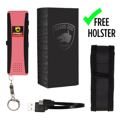 Hornet 2 - Mini Stun Gun with LED Light and 120 dB Alarm - Stun Gun