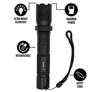 
                  
                    Diablo II - Stun Gun Flashlight 320 Lumens with Rechargeable Battery - Stun Gun
                  
                